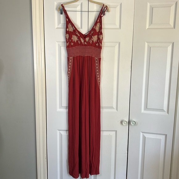 American Eagle Outfitters Pants - American Eagle Burnt orange jumpsuit size xs